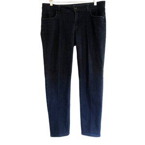 A.N.A.- WOMENS DARK DENIUM MID-RISE SKINNY 78% COTTON JEANS SIZE 30/10